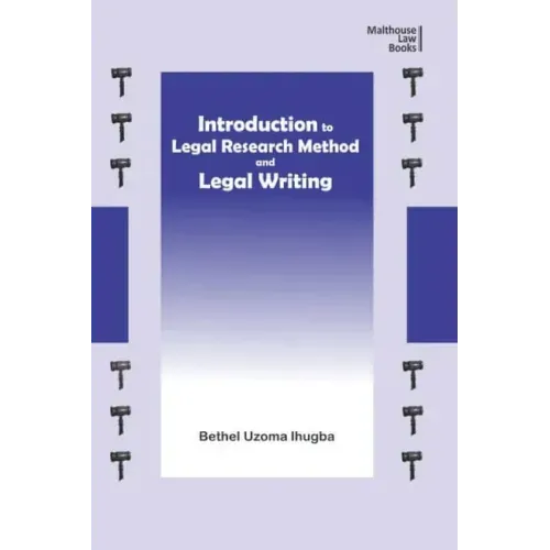 Introduction to Legal Research Method and Legal Writing