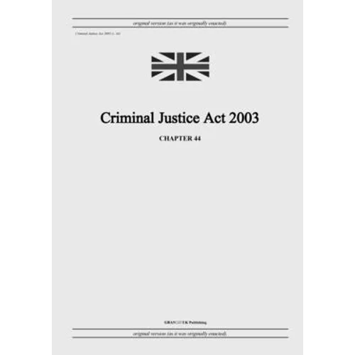 Criminal Justice Act 2003 (c. 44)