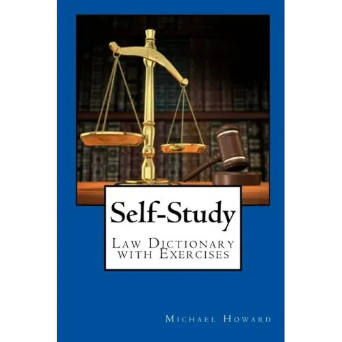 Self-Study UK Law Dictionary and Legal Letter Writing Exercise Book