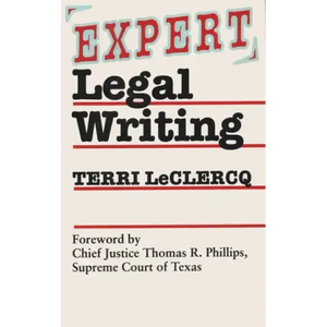 Expert Legal Writing - Paperback