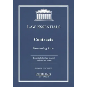 Contracts, Law Essentials: Governing Law for Law School and Bar Exam Prep - Paperback