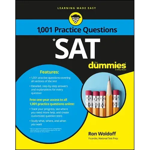 SAT: 1,001 Practice Questions for Dummies