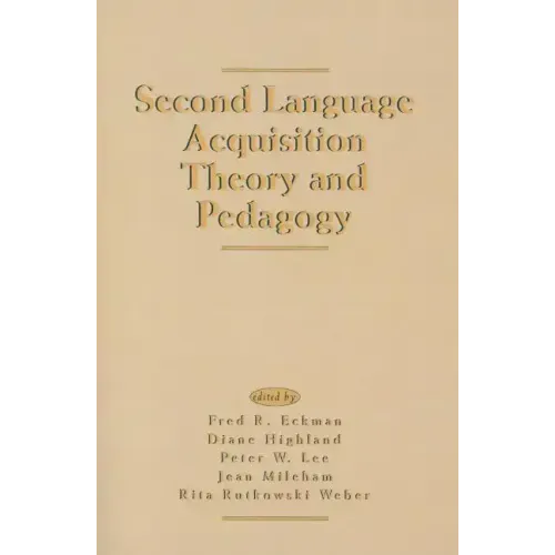 Second Language Acquisition Theory and Pedagogy
