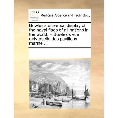 Bowles's Universal Display of the Naval Flags of All Nations in the World. = Bowles's Vue Universelle Des Pavillons Marine ...