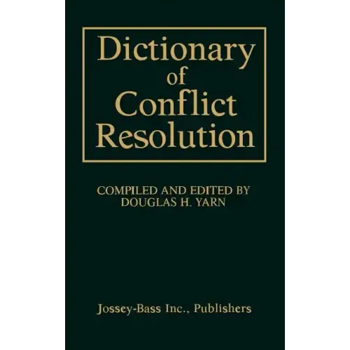 Dictionary of Conflict Resolution