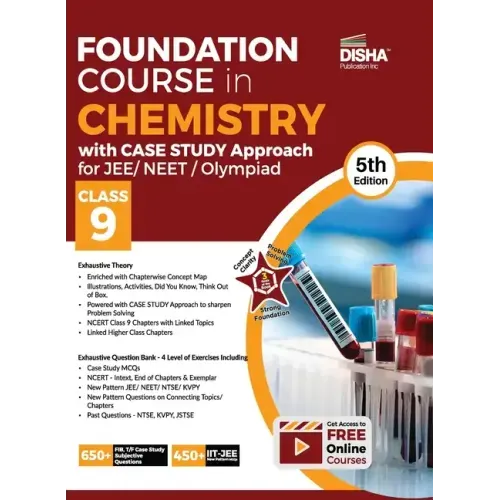Foundation Course in Chemistry with Case Study Approach for JEE/ NEET/ Olympiad Class 9 - 5th Edition