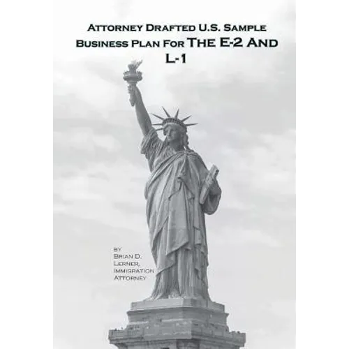 Attorney Drafted U.S. Sample Business Plan
