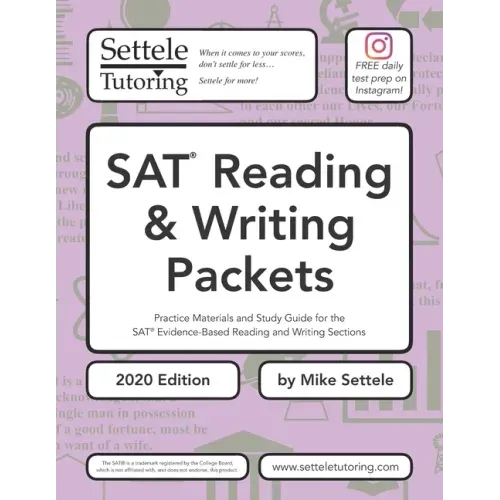 SAT Reading & Writing Packets (2020 Edition): Practice Materials and Study Guide for the SAT Evidence-Based Reading and Writing Sections