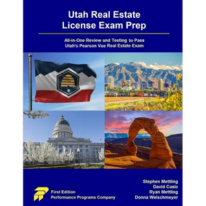 Utah Real Estate License Exam Prep: All-in-One Review and Testing to Pass Utah's Pearson Vue Real Estate Exam - Paperback