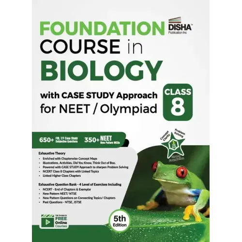 Foundation Course in Biology with Case Study Approach for NEET/ Olympiad Class 8 - 5th Edition