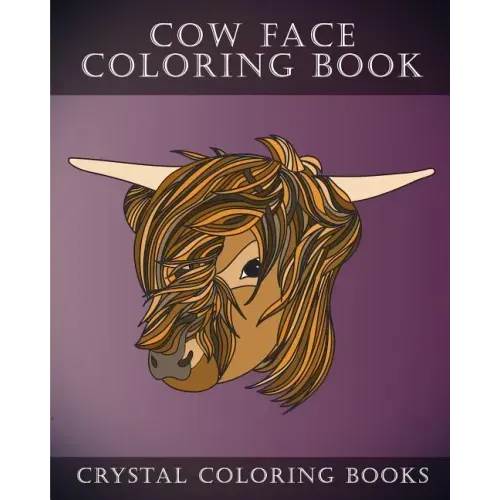 Cow Coloring Book: 30 Simple Line Drawing Cow Face Coloring Pages