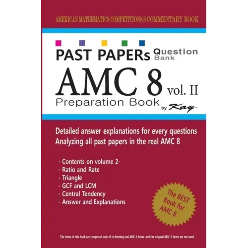 Past Papers Question Bank AMC8 [volume 2]: amc8 math preparation book