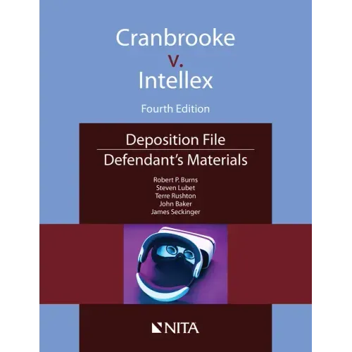 Cranbrooke V. Intellex: Defendant's Materials