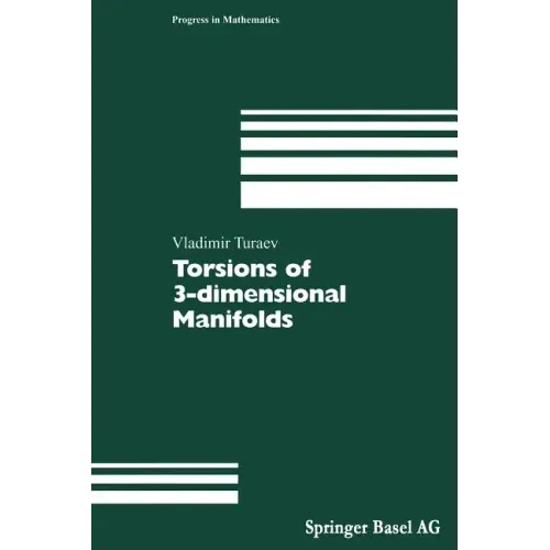 Torsions of 3-Dimensional Manifolds - Paperback