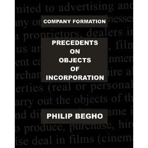 Company Formation: Precedents on Objects of Incorporation