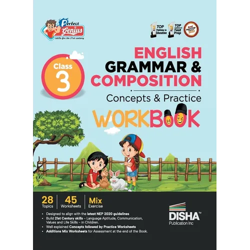Perfect Genius Class 3 English Grammar & Composition Concepts & Practice Workbook Follows NEP 2020 Guidelines