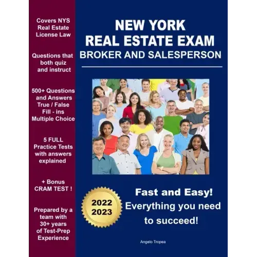 New York Real Estate Exam Broker and Salesperson - Paperback