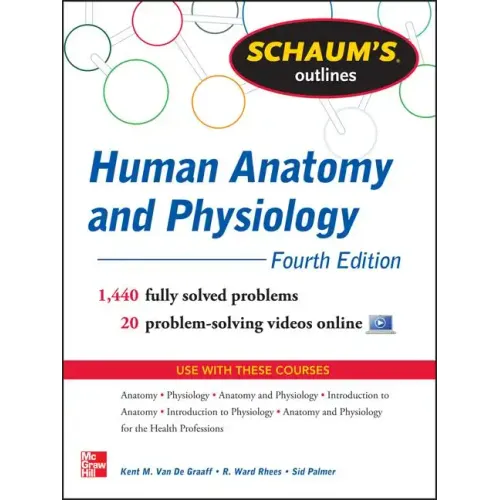 Schaum's Outline of Human Anatomy and Physiology: 1,440 Solved Problems + 20 Videos
