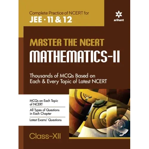 Master The NCERT for JEE Mathematics - Vol.2
