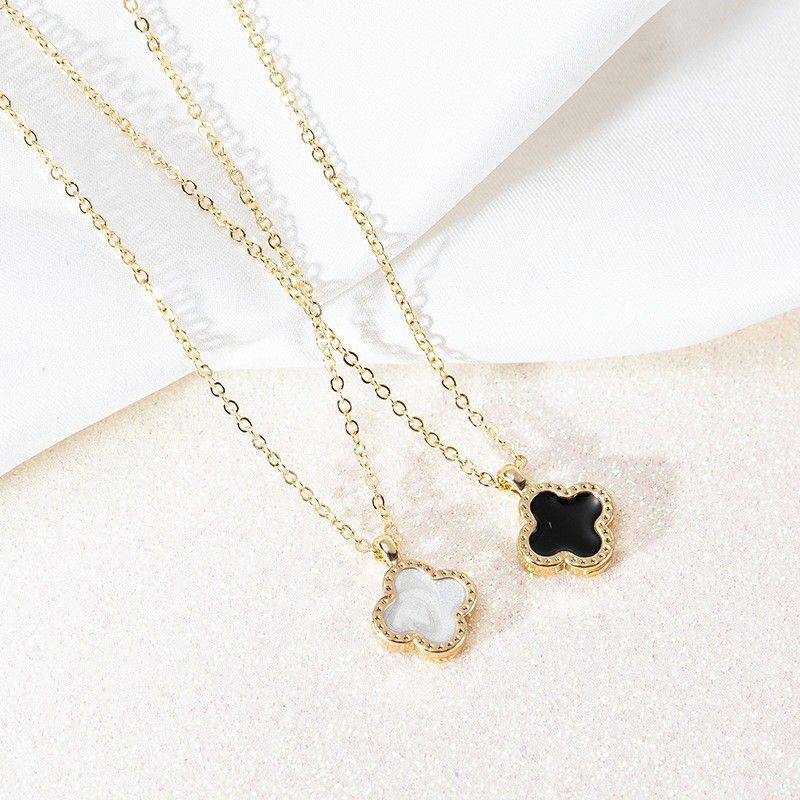 Four-leaf clover necklace