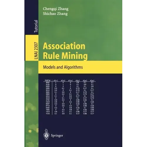 Association Rule Mining: Models and Algorithms