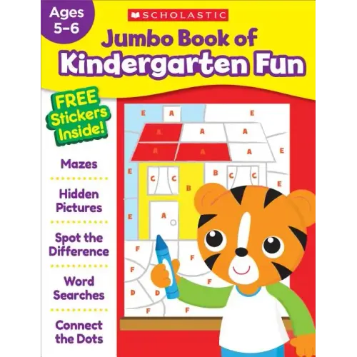 Jumbo Book of Kindergarten Fun Workbook