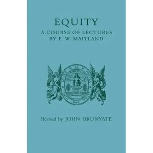 Equity: A Course of Lectures - Paperback