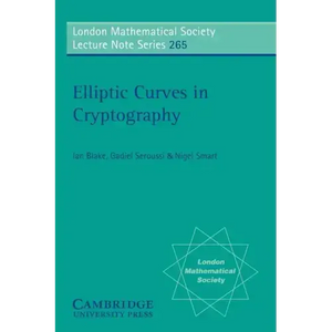 Elliptic Curves in Cryptography - Paperback