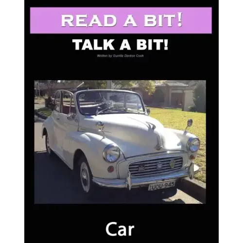 Read a Bit! Talk a Bit! Car: Alzheimer's Dementia activity book