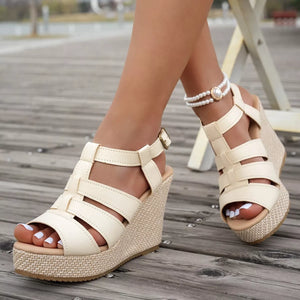 Open Toe Wedge Sandals