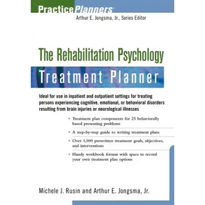 The Rehabilitation Psychology Treatment Planner - Paperback