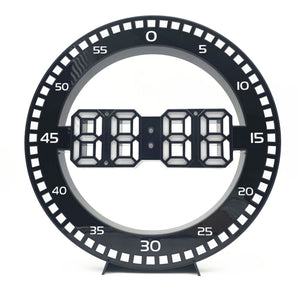 LED Creative Electronic Wall Clock In Living Room