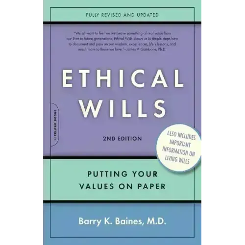 Ethical Wills: Putting Your Values on Paper