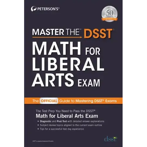 Master the Dsst Math for Liberal Arts Exam