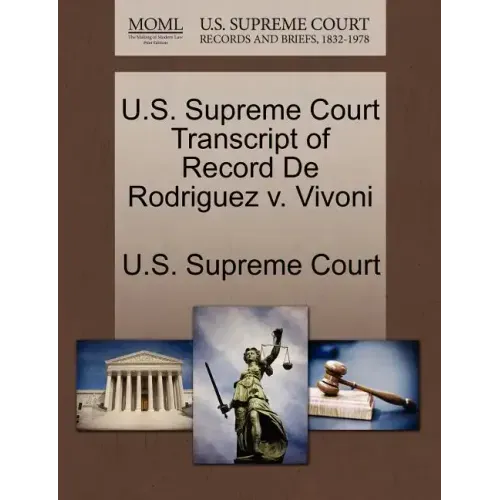 U.S. Supreme Court Transcript of Record de Rodriguez V. Vivoni