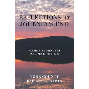 Reflections at Journey's End: Memorial Minutes Volume Ii 1950-1979 - Paperback