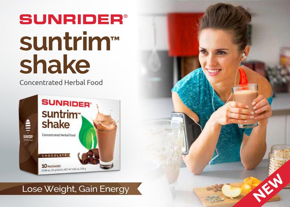 NOW AVAILABLE SunTrim Shake - Unique Protein Shake by Sunrider Herb's Fortune