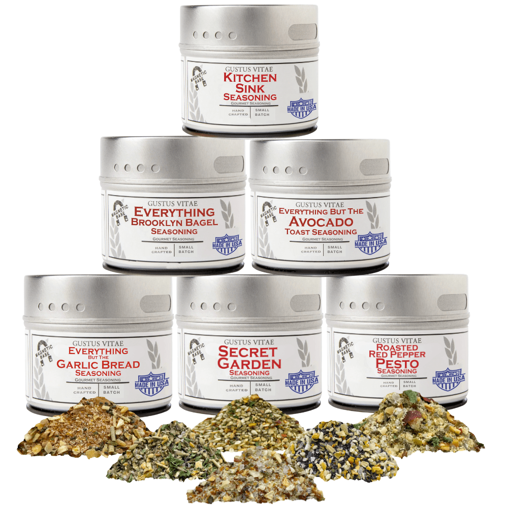 Bread Dipping Seasonings - Variety 6 Pack Gustus Vitae