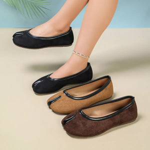 Split-Toe Slip-Ons