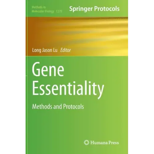Gene Essentiality: Methods and Protocols