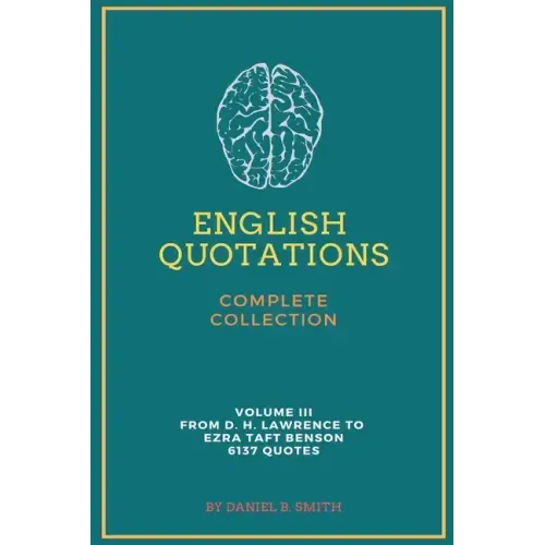 English Quotations Complete Collection: Volume III