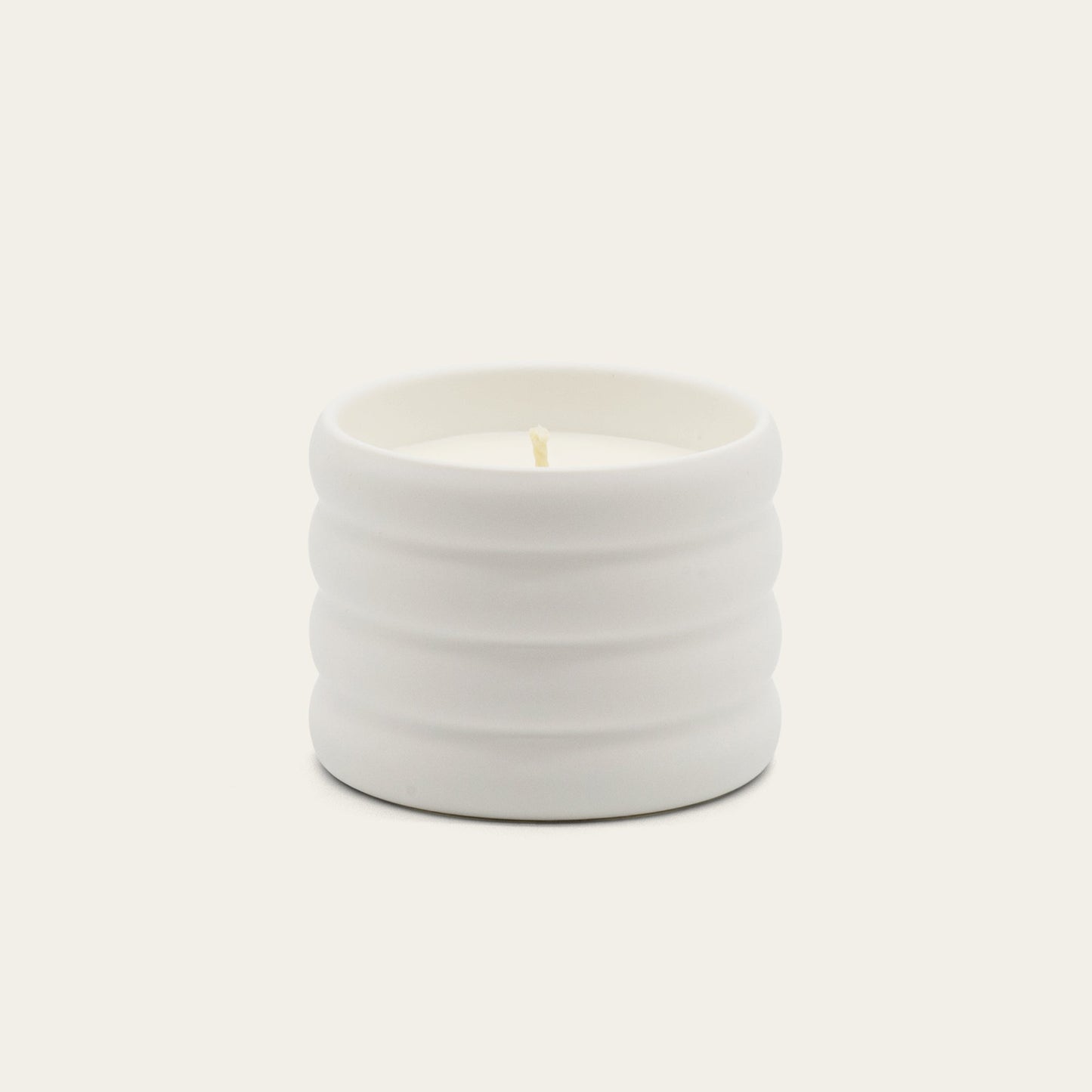 Soy Wax Ceramic Candle & Wick Trimmer Set Italic