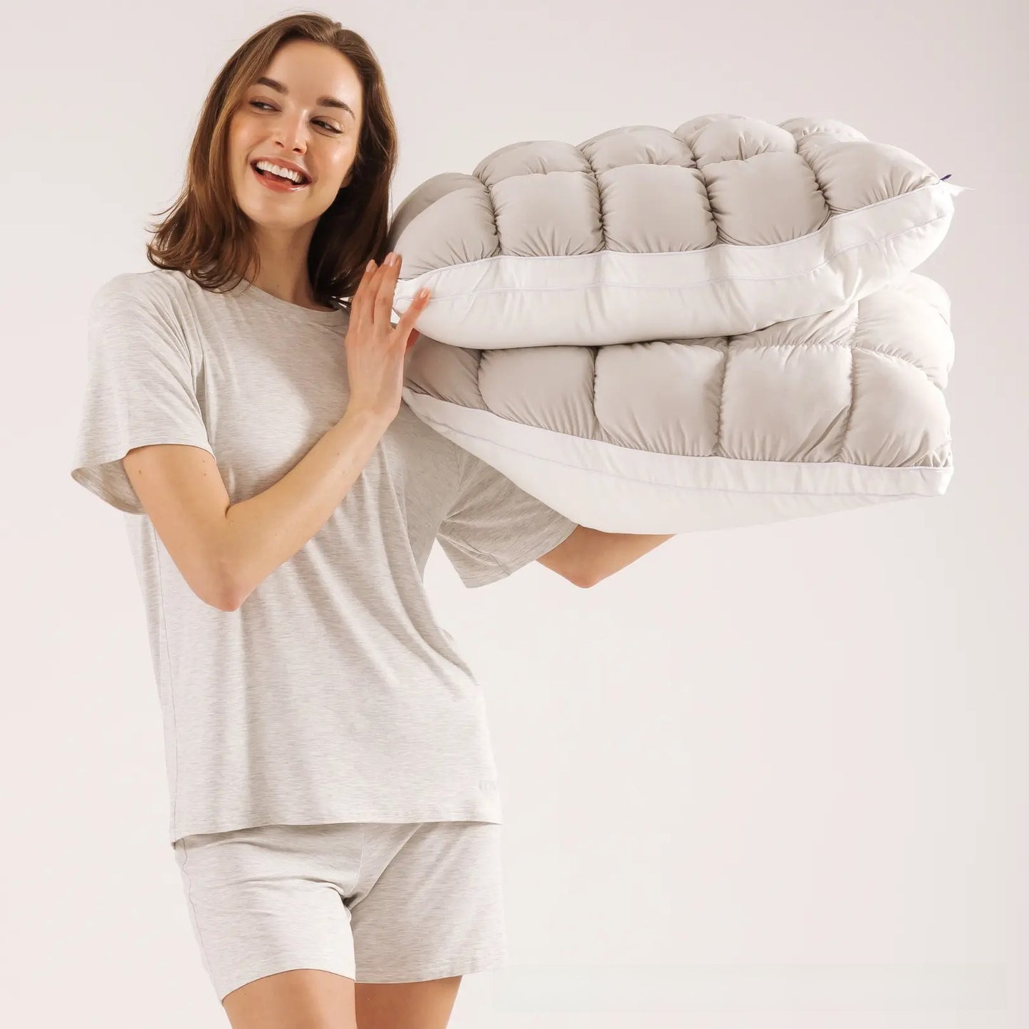 Cloud-shaped Puff Pillow, Pineapple-shaped Pillow, Home-use Single-person High-resilience Fluffy Pillow Core, Cervical-support Pillow annizon.com