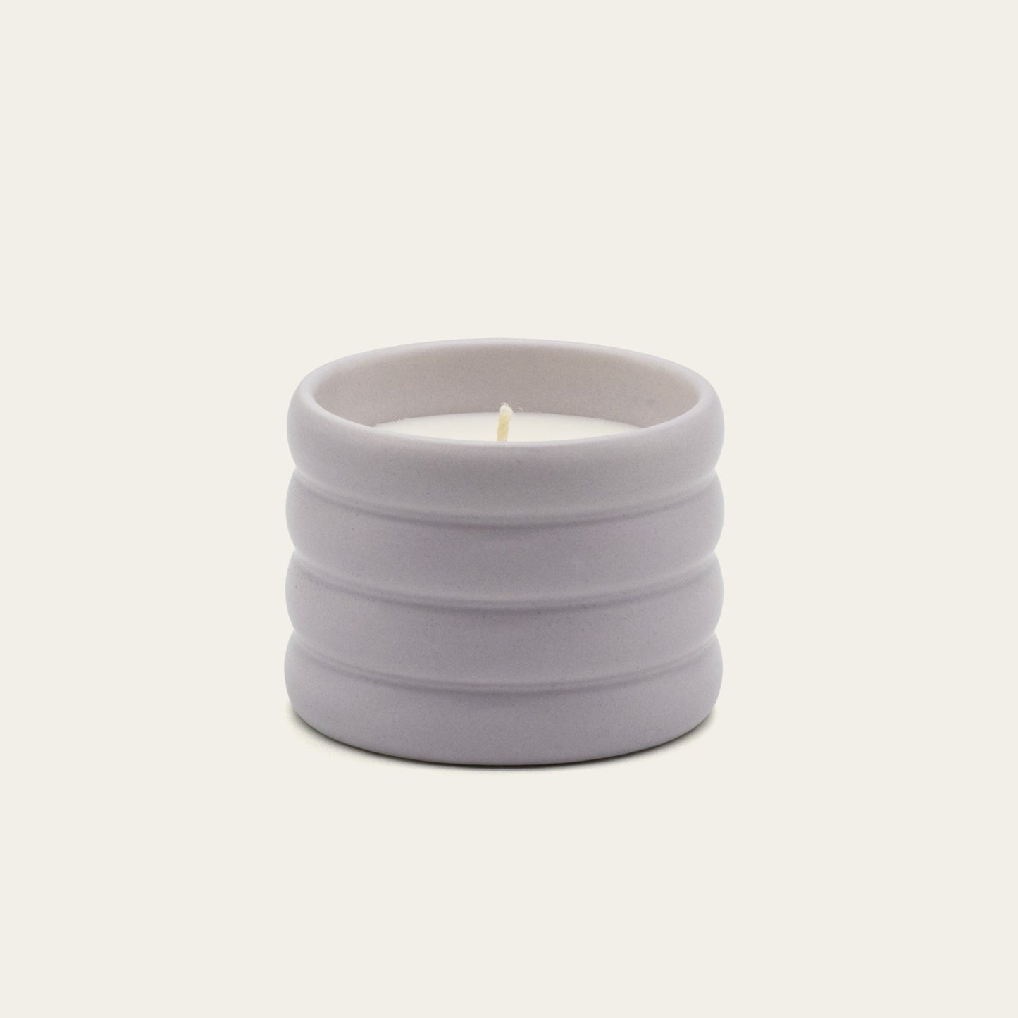 Soy Wax Ceramic Candle & Wick Trimmer Set Italic