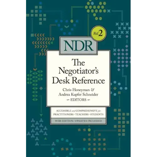 The Negotiator's Desk Reference
