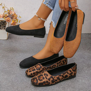 Round Toe Slip-Ons