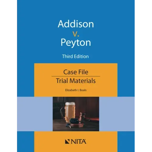 Addison V. Peyton: Case File - Paperback