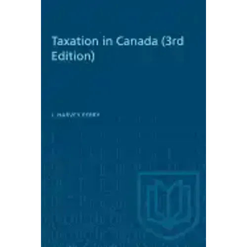 Taxation in Canada (3rd edition)