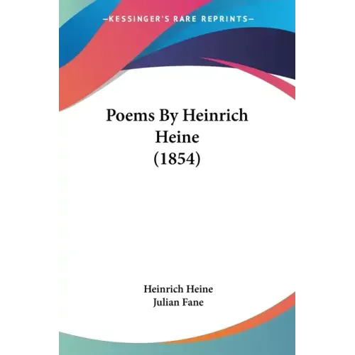 Poems By Heinrich Heine (1854)