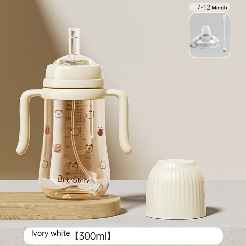 Milk Bottle, Water Cup, Baby Learning Drinking Cup, Three-in-one Duckbill Straw Cup, Anti-fall Children's Drinking Cup